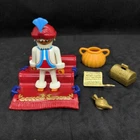 Vintage Playmobil #3834 Genie Magic Carpet Chest Basket Scroll Genie Bottle Lot