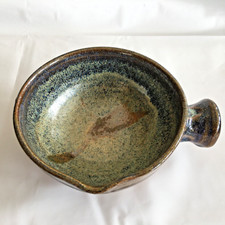 Sauce Gravy Jug Artists Signed Rustic Country Kitchen Studio Pottery Handmade
