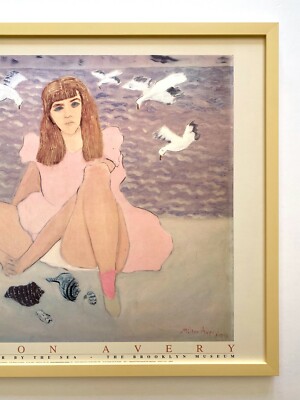 MILTON AVERY RARE LITHO PRINT FRAMED MUSEUM POSTER ARTIST'S