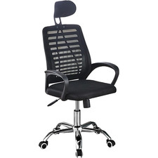 Poltrona ufficio girevole ergonomica traspirante base metallo Mouse Nero studio