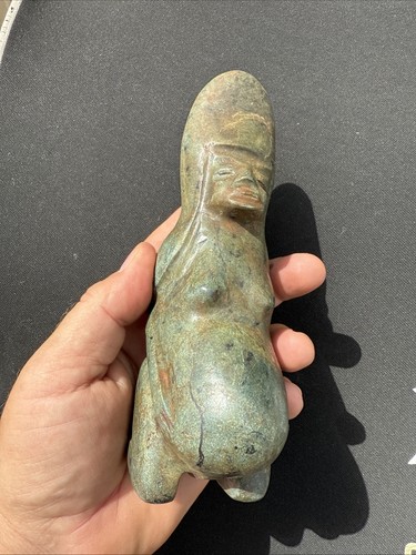 Pre Columbian Human Idol Found In Belize Inca Mayan Aztec Olmec 6 5/8” Tall - Picture 7 of 9