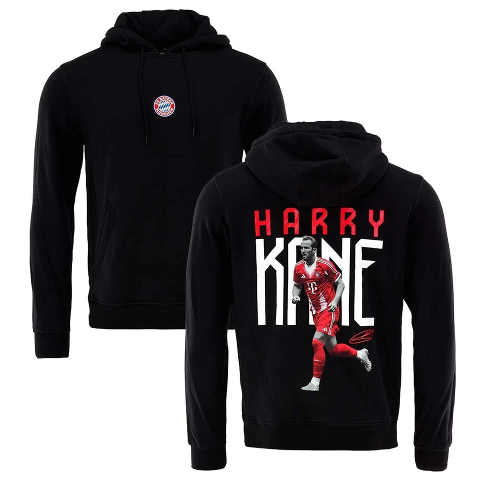 Kinder Hoodie Harry Kane schwarz FC Bayern München 54409 Kapuzenpullover