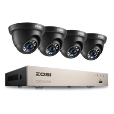 1080P Video Surveillance System 8CH HD-TVI CCTV DVR with HD 2.0MP In/Outddor Wir
