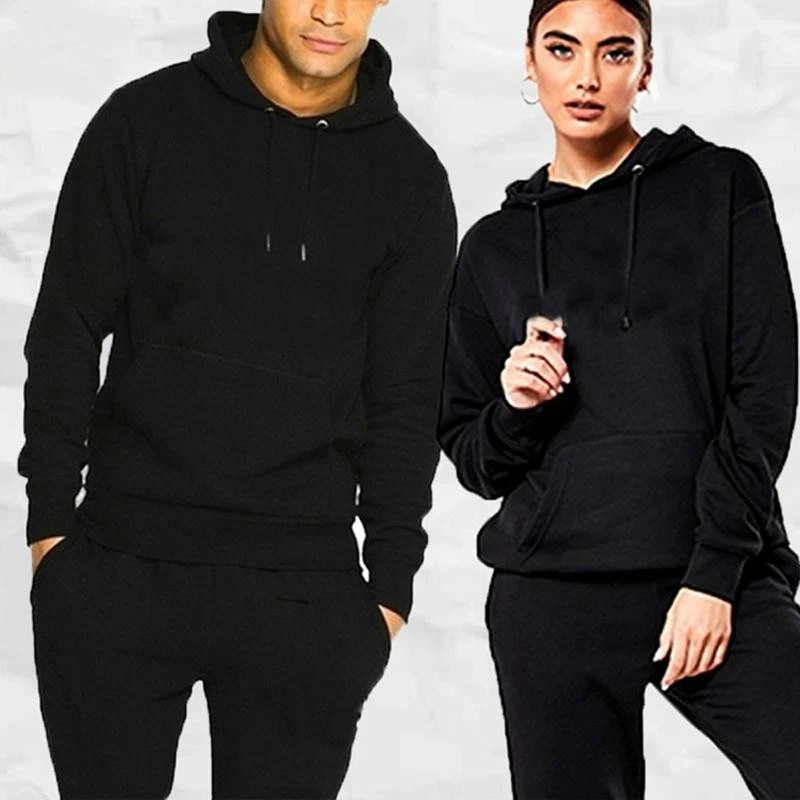 Mens Set Sweatsuit Men Athletic Tracksuit Hooded Long Sleeve Jogger Sets Workout main image