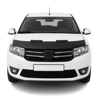 Haubenbra Steinschlagschutz Bonnet Bra FüR Dacia Sandero 2012-2020 Schwarz Halb