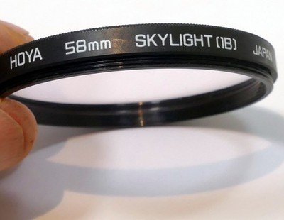 HOYA Skylight 1B 58mm Filter Lens threaded - excellent condition