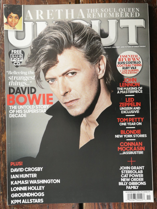UNCUT MAGAZINE Take 258 NOVEMBER 2018 David Bowie CAT POWER Blondie Used