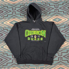 Oregon Ducks 2011 BCS National Championship Hoodie XL Pac 12 Football U Of O 