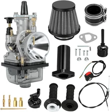 PWK 24mm Carburetor Air Filter Throttle Assembly Jet For CT200U BT200X Mini Bike