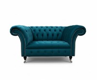 LuxuriöSer Chesterfield Sessel Aus Textil Im Eleganten Design Sofort