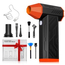 Compressed Air Duster-130000RPM Electric Air Duster for PC Keyboard Cleaning ...