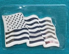 1 oz. WAVING AMERICAN FLAG .999 Fine Silver Bar, SEALED ~ Sunshine Mint