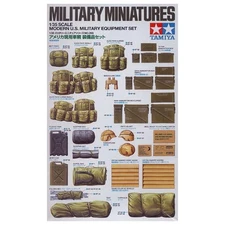 Tamiya Models Modern U.S. Military Equipment Set