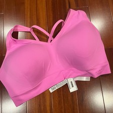 New NWT VS PINK Victoria's Secret Sports Bra Criss Cross Back Activewear Size XL
