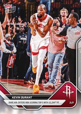 Kevin Durant - 2025-26 NBA Topps NOW - Card 220 - TOP 5 ALL-TIME
