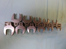 Snap On 11 Pc 38 Drive Sae Open-end Crowfoot Wrench Set 38-1 211fcoa Snap On 11 Pc 38 Drive Sae Open-end Crowfoot Wrench Set 38-1 211fcoa