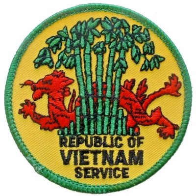 VIETNAM REPUBLIC OF SOUTH VIET NAM Embroidered Shoulder Patch 3'' Iron-On (0048)