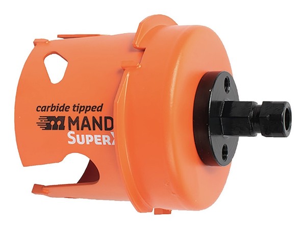 Mandrex Mehrzweck LochsäGe Superxcut Mit Lochr.Senker Und Mxqs Adapter-image