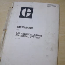 CAT 446 Backhoe Loader Wiring Electrical System Schematic Manual shop diagram