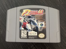 F1 Pole Position 64 (Nintendo 64, 1997) Authentic. Tested And Working. Cart Only