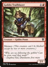 Goblin Trailblazer 182 CMR Commander Legends Menace MTG Red Common Hass NM