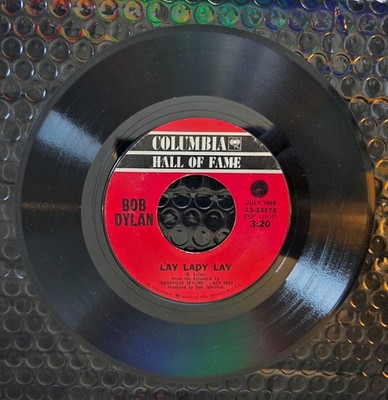 Bob Dylan Lay Lady Lay 45 rpm Columbia HOF NM- HEARB4UBUY