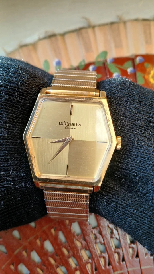 Original Wittauer Geneve Herrenarmbanduhr Handaufzug Vintage - Bild 3 von 4