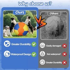 Colorful And Durability Inflatable Dog Toy Ball For Training Aggressive Playing