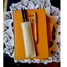 Vtg Cross Pen/Pencil Lot- 1/20 14K Gold Pen  Blk/Gold Pen  Pencil Set w/sleeve