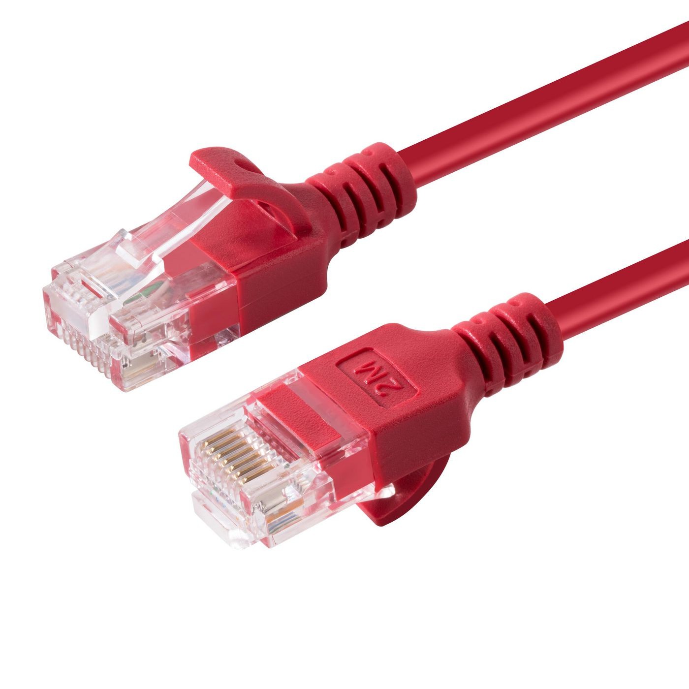 MicroConnect V-UTP6A0015R-SLIM U/UTP CAT6A Slim 0.15M Red
