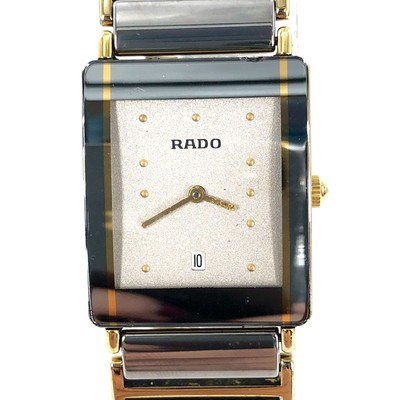 RADO 160.0381.3腕時計 Rado】Rado DiaStar 160.0381.3 QZ/SS White Dial Date Men's Watch