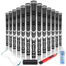 Men's High Traction Golf Grips - 13 Pack with Repair Kits