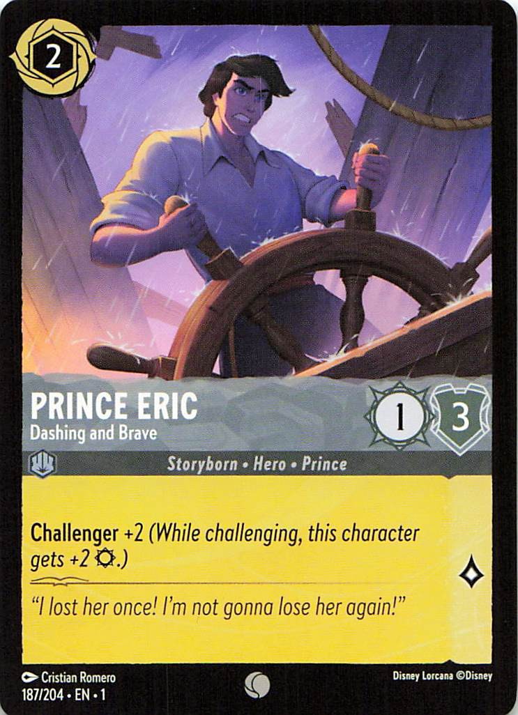 The First Chapter #187/204 Prince Eric Common Near Mint or Better
