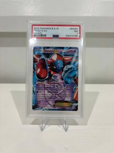 Deoxys Black Star Promo BW82 Holo 2013 Black & White EX PSA 7 - Low POP 55