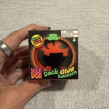 NIB Authentic NEW NEE DOH Jack-Glow Lantern-Orange Schylling Toys Ages 3