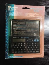 Vintage SHARP EL6160B Memo Master100 Electronic Calculator Display Organizer NEW