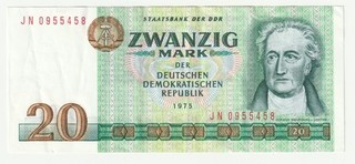 20 Mark 1975 DDR.