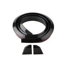 Spoilers for Cars, 3D Rubber Car Rear Spoiler Roof Lip Kit, Trunk Spoiler Black