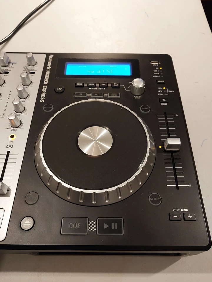 Numark Mixdeck Express Double CD DJ Controller - Black & Silver 2011 Model - Image 4 of 4
