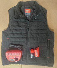 Milwaukee M12 Black Heated Axis Vest Kit Size: L Model M300B-21L