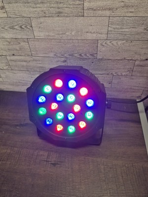 Eyourlife 18 X 3W LED Stage Light DJ Par Light 54W RGB Par Sound Activated Flash