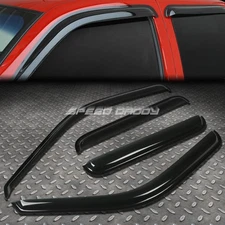 FOR 99-16 SUPERDUTY SUPER CREW SMOKE WINDOW VISOR SHADE/SUN WIND/RAIN DEFLECTOR