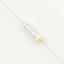 5Pcs. Microtemp Thermal Fuse Axial Type 122 TF Cutoff 115C 2A 250V