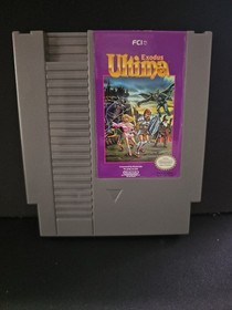 Ultima: Exodus (NES, 1989) Cartridge, Box, Foam, Sleeve & Manual TESTED