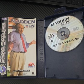 Madden 98 - Sega Saturn 🪐 PAL (1997) - RARE