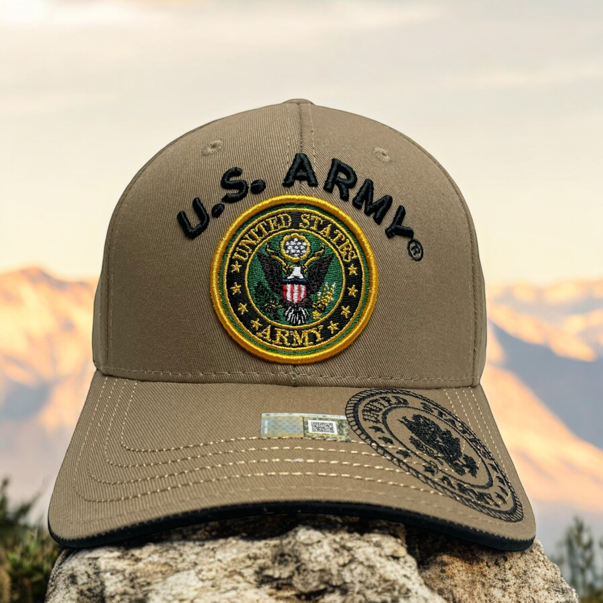 Official U.S. Army Embroidered Cap, Licensed Military Baseball Hat