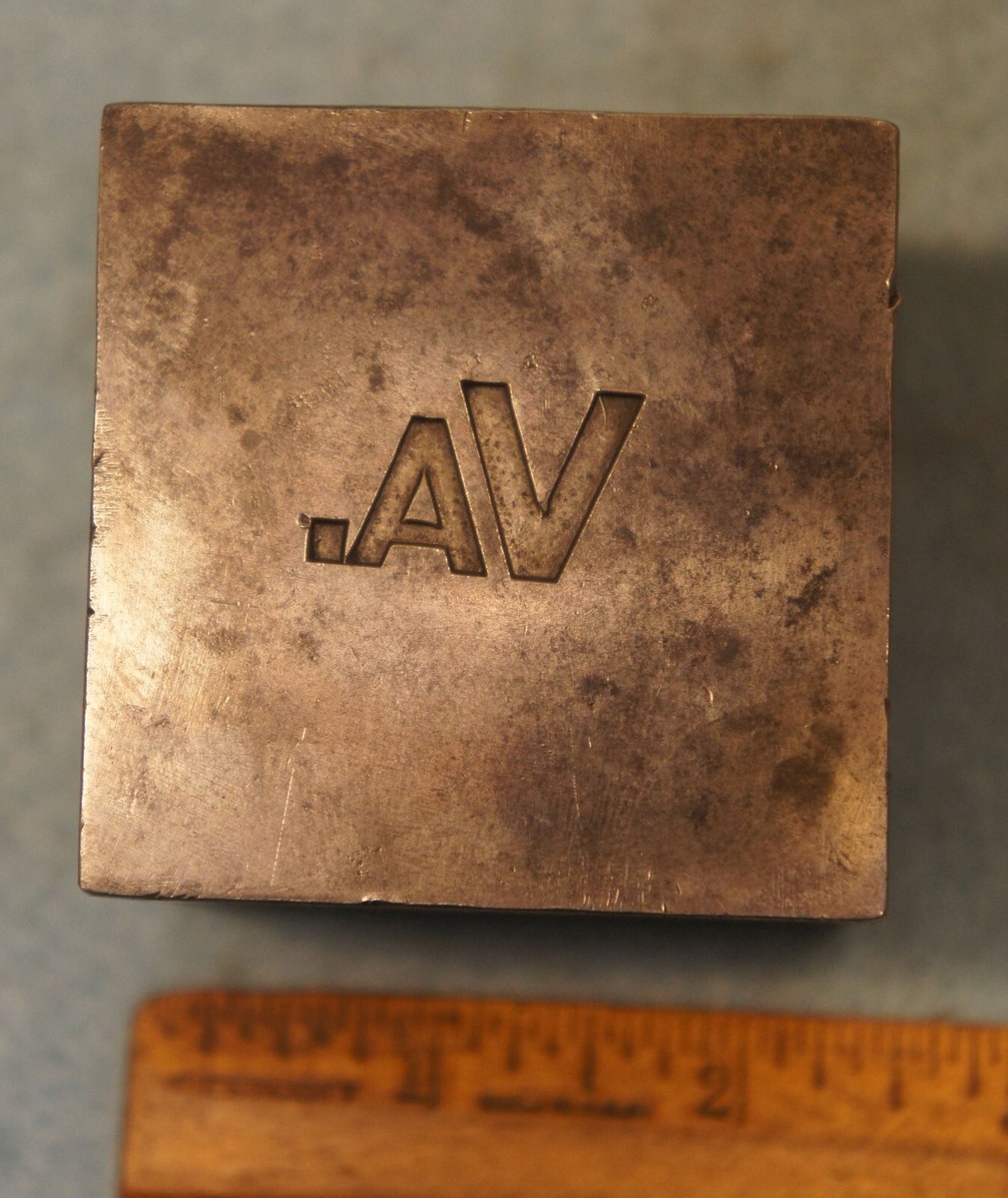 VIRGINIA National Guard WWI Era VA COLLAR PIN Steel Stamping Die