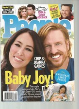 PEOPLE MAGAZINE JULY 9, 2018, BABY JOY CHIP & JOANNA GAINES.