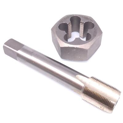 US Stock HSS M18 x 1mm Tap & M18 x 1mm Hexagon Die Metric Thread Right Hand Set