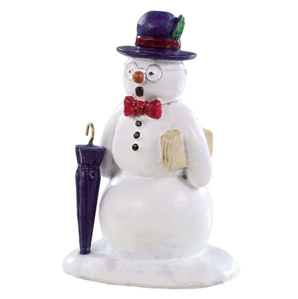 Lemax 92781 - Dapper & Debonair Snowman - Weihnachtsdorf, Winterdorf Neu-image